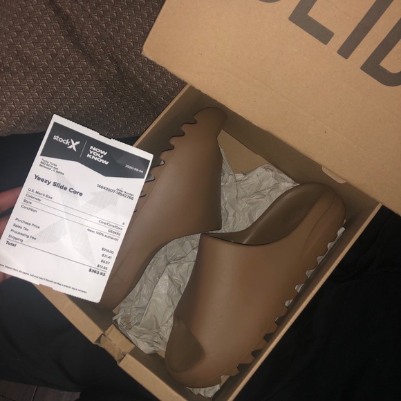 yeezy slide core stockx
